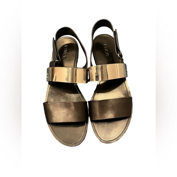 Vince Black and Silver Sandals - Picture 4 of 10